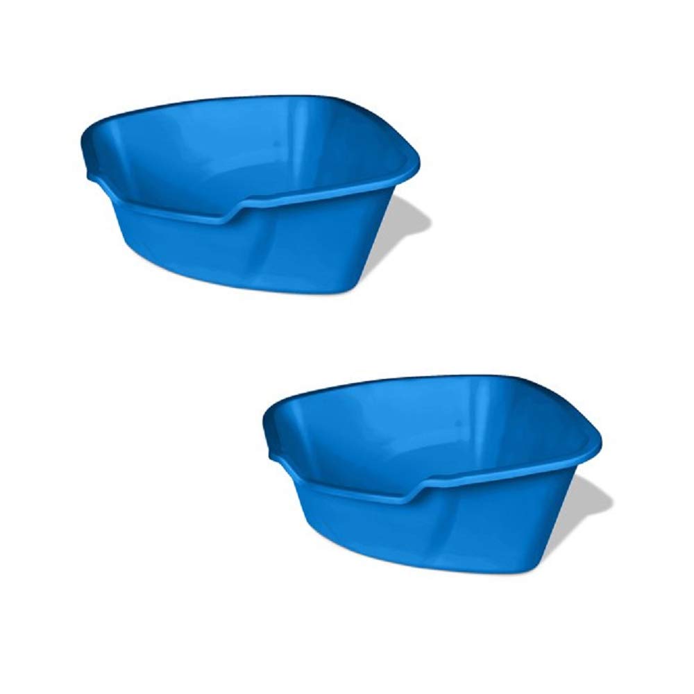 Van Ness Small Litter Pan, Assorted Colors (Corner 2 Pack)