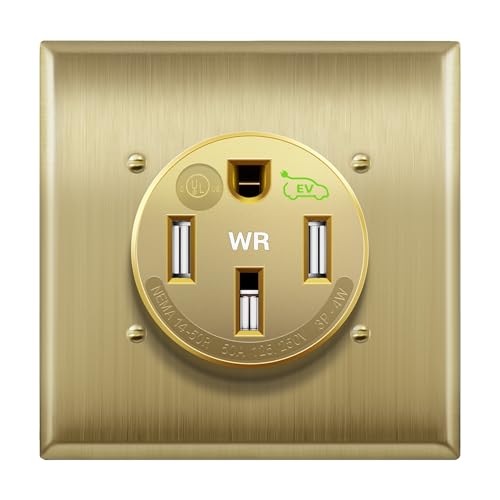 LIDER Extra Weather-Resistant Flush Receptacle, NEMA 14-50R, UL Listed