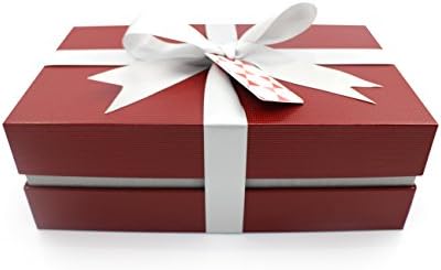 Manhattan Paper Company Red Box - Medium 10.5 x 6.5 x 3.25 inches (Tennessee Red)