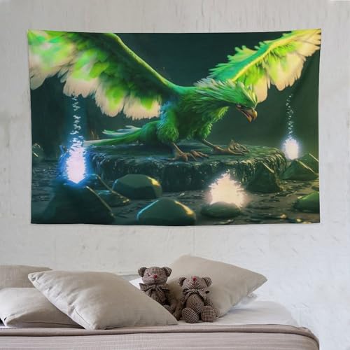 Tapisserie tenture murale aigle 3D pour créer une ambiance évasion dans votre chambre