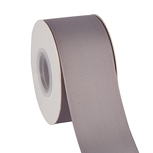 Joycrosso 50mm Width Grosgrain Ribbon 22 Meters-Roll Set for Gift Wrapping Party Favor Hair Braids Baby Shower Decoration Craft Supplies, Silver - Image 2