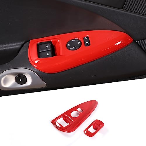 Cadre bouton vitre Corvette C6 en ABS finition premium pour habitacle