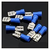 FDD2-250 Female Insulated Electrical Crimp Terminal for 1.5-2.5mm2 Connectors Cable Wire C...