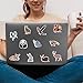 Wanmu 200 Pcs Cute Animal Stickers, Vinyl Zoo Animals Water Bottle Stickers, Waterproof Animals Decals for Women, Men, Girls, Kids, Laptop, Classroom, Phone Case, Luggage