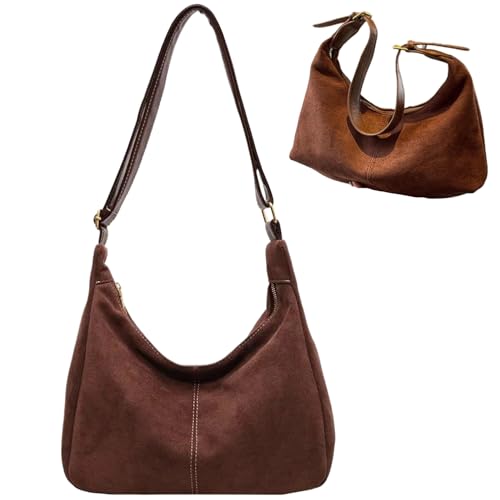 Sac en daim grande capacité Gcroet cabas zippé quotidien