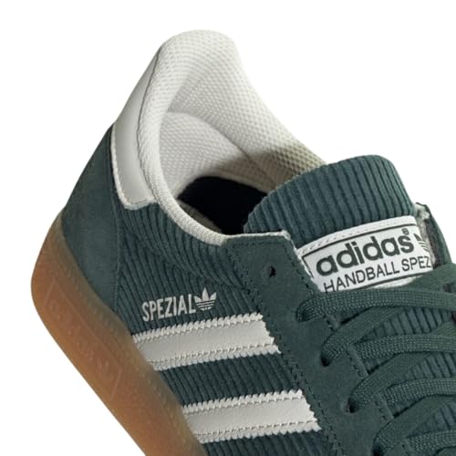 Image of adidas Handball Spezial Womens Sneakers, Mineral Green /Off White /Gum, Size 6