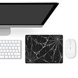 Gothic Spiderwebs and Dripping Threads Leather Mouse Pad Non Slip Waterproof...