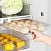 Egg Tray – Refrigerator Egg Organizer, Clear Plastic | Keep Eggs Secure & Visible in Your Fridge – Transparent Drawer-Style Storage Bin Saves Space, Protects Eggs, and Makes Kitchen Organization Easy