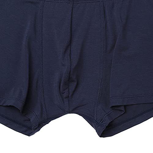 Men's Soft Boxer Briefs Dual Pouch Trunks Ball Pouch Bulge Enhancing Underwear Comfortable Trunks4
