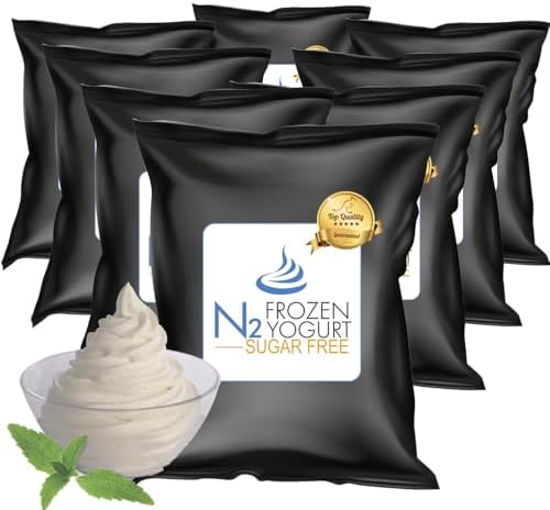 AussieBlends Sugar-Free Frozen Yogurt Mix, Low-Carb, 8-Pack