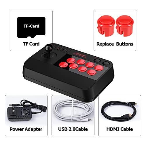 Classic Arcade Super Console Arcade X3 Has 3D Joystick Controller And Retro Game Console 2 In 1,Pre-Installed 50,000+ Games,Emuelec 4.5/Android 9.0/Coree 3 System,Supports 4K Uhd,Bt4.0 Plug And Play #TOP6