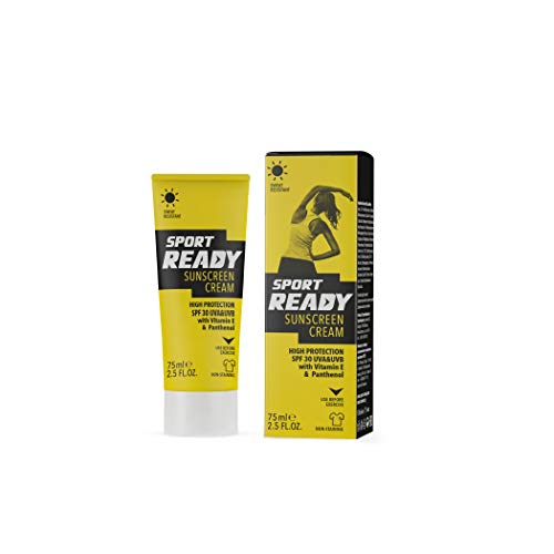 SPORT READY Protector solar SPF 30 UVA*** y UVB, resistente al sudor, no mancha (75 ml)