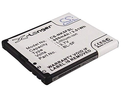 Battery Li-Ion for Nokia 6210 6710 Navigator - 6290 E65 N93i