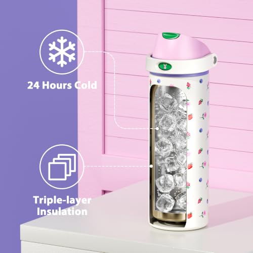 Image of Meoky 24 oz Insulated Stainless Steel Water Bottle for Travel Gym