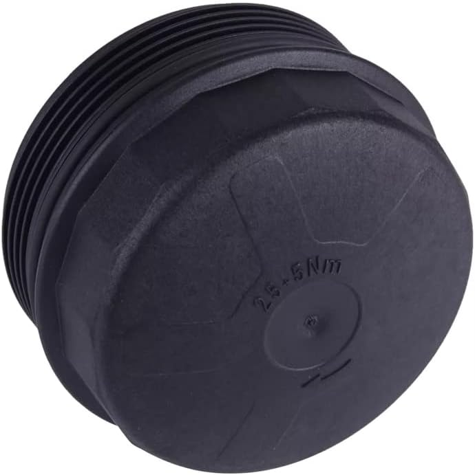 Oil Filter Housing Cap OEM Replacement Part Number 11427525334 for BMW 128i 135i 320i 328i 328xi 330i 335i 525i 528i 530i 535i X1 X3 X5 X6 Z4 - E60 E70 E90 E92 E93 F10 F30