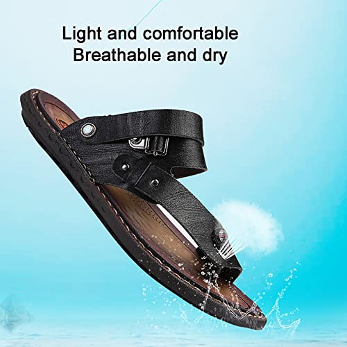 Men's Toe Flat Plat Slippers, Summer Dual-use Non-slip Wear-resistant Mens Foot Correction Flip Flops, for Bunion Splints Plantar Fasciitis Correction l4