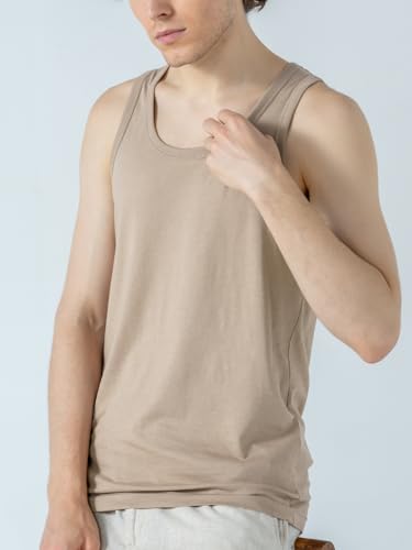 Image of DAMENSCH Neo-Cotton Round Neck Vest for Man, Anti-Bacterial, Shape Retaining Vest, 100% Cotton Banyan for Men, Buttery Soft Inner Baniyan