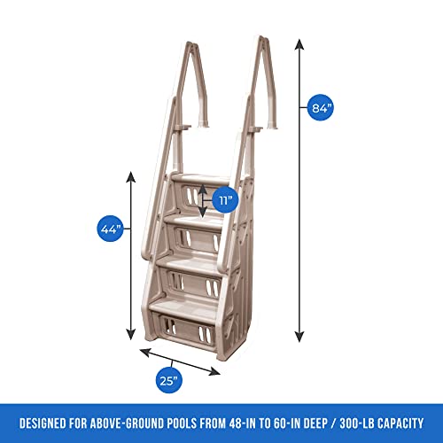 Blue Wave Ne1160T Deluxe In-Pool Step For Above Ground Pools, 24-Inch, Taupe #TOP2
