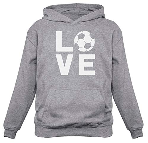 Tstars Love Soccer Hoodie - Sporty Hoodies for Women & Teen Girls - Apparel Gift Idea for Coaches...