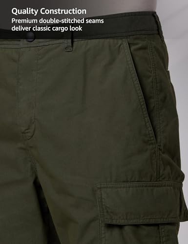 Image of Symbol Premium Men Lightweight 100% Cotton Cargo Pants - Relaxed Fit | Casual & Travel Wear | Pure Cotton (Available in Plus Sizes)