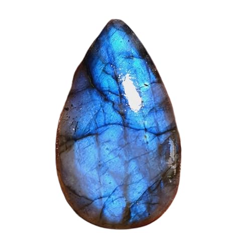 Cabochon labradorite naturelle poire 33x19x6mm GH_NAT_02030 pour création de collier