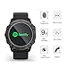 [4-Pack] Janmitta for Garmin Fenix 6X/Garmin Fenix 6X Pro/Garmin Fenix 6X Pro Solar Screen Protector, HD Protector [Anti-Scratch] [No-Bubble], Tempered Glass Film Glass for Garmin Fenix 6X Pro (Clear)