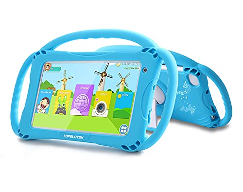 Kids Tablet 7inch Android Toddler Tablet 16GB Tablet for Kids APP Preinstalled & Parent Control Kids Learning Education Tablet WiFi Camera Kid-Proof Case with Handle,Netflix YouTube Google PlayStore
