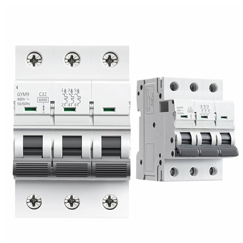 Disyuntor de 3 polos para proteger motores eléctricos pequeños en instalaciones de 400V