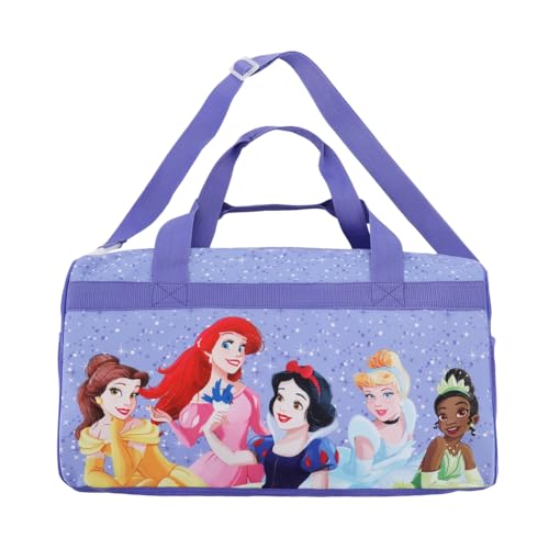 Disney Princess Castle & Princesses 3-Piece Youth Duffle Bag Travel Set With Pilot Case & Luggage Tag3