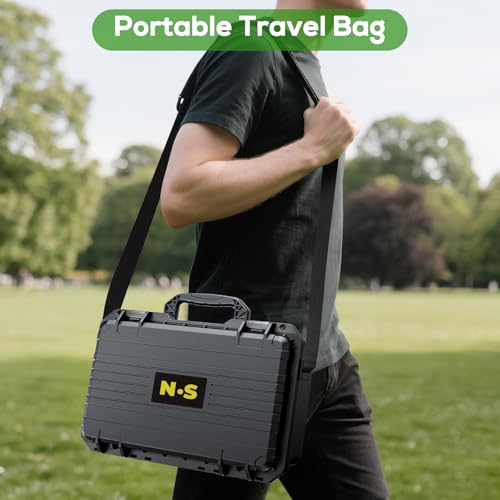 Image of Auarte [Super Hard] Carrying Case for Nintendo Switch 2 / OLED /Switch 1, All in One Professional Waterproof Travel Storage Bag for Switch 2 Console, Pro Controller & Accessories