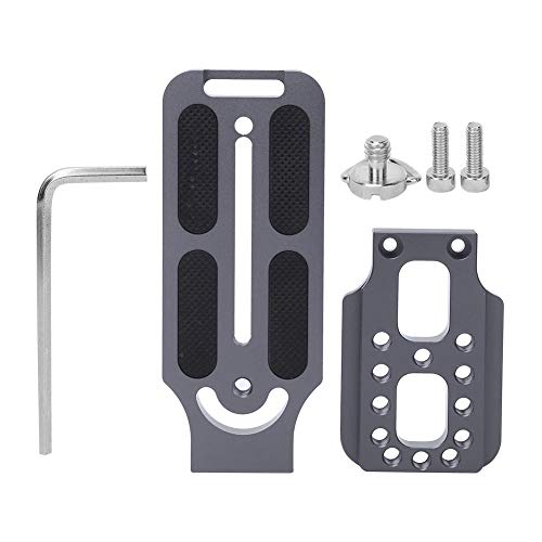 Kamera L-förmige Platte Gute Qualität L-förmige Schnellwechselplatte zur effektiven Befestigung Ihrer Kamera(Gray)