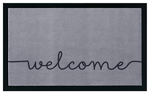 Hanse Home Printy Fußmatte für Innen und Außen 45x75cm - Schmutzfangmatte Türmatte Cozy Welcome...
