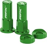 RFX Pro Lot de 2 écrous de Blocage et rondelles pour Jante Vert