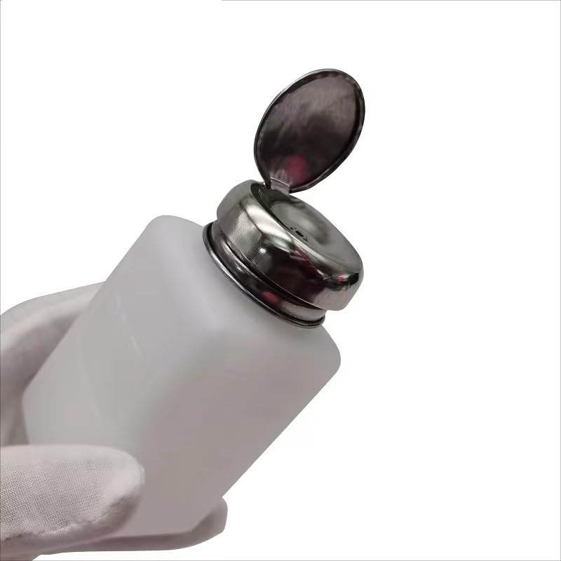 Erogatore Solvente Antistatico ESD 200ml - Bottiglia Con Coperchio Acciaio Per Acetone E IPA - Foto 4