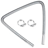 【Fácil de usar】Simplemente retire el silenciador de escape de acero inoxidable viejo o dañado y conecte el nuevo tubo de escape automático de acero inoxidable.