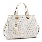 Chenson, Bolsa Feminina Chenson Coração Cristal Elegante Premium (Off White)