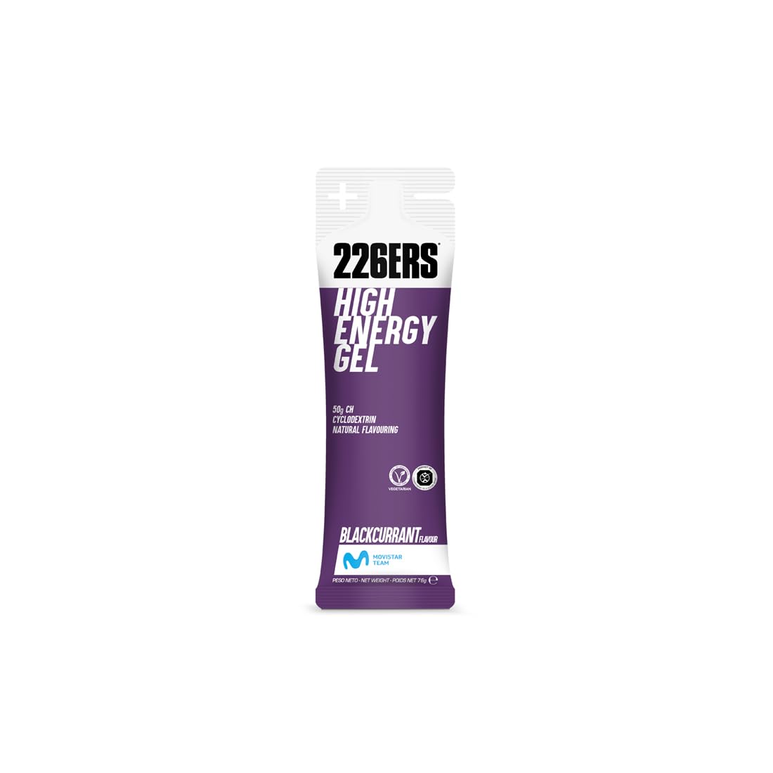 226ERS HIGH ENERGY GEL 76g BCAA Cassis | Étui