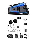 LEXIN B4FM Motorcycle Bluetooth Headset Single Pack, Bundle with 36mm Speakers Audio Kit, and Bracket Kit