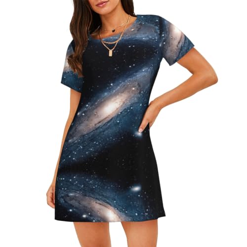Chemise de nuit étoiles pour femme aux finitions délicates et douceur premium