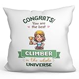 Photo Gallery mugffins cuscino scalatrice donna - in inglese - best in universe trophy - idee regali divertenti laurea compleanno - rivestimento e imbottitura (40x40 cm). tatto cotone Photo Gallery mugffins cuscino scalatrice donna - in inglese - best in universe trophy - idee regali divertenti laurea compleanno - rivestimento e imbottitura (40x40 cm). tatto cotone