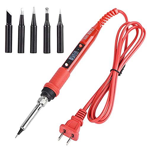 Qiguch66 80W 908S Soldering Iron Lcd Adjustable Multi-Function Anti-Scalding Welding Tips Kit cover