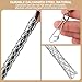 2 Pcs Wire Pulling Grip Mesh Cable Pulls Metal Cable Puller Socks Wire Pulling Tools Wire Pulling Grip Sock for Electrical Pulling Grips, Suitable for Light and Heavy Cables(1/2 in and 3/4 in)
