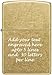 Custom Personalized Zippo Clasic Street Brass Windproof Oil Lighter Engraving # 48267 for Special Occasions Like Father's Day, Valentine's Day, Christmas, Birthday or Anniversary.