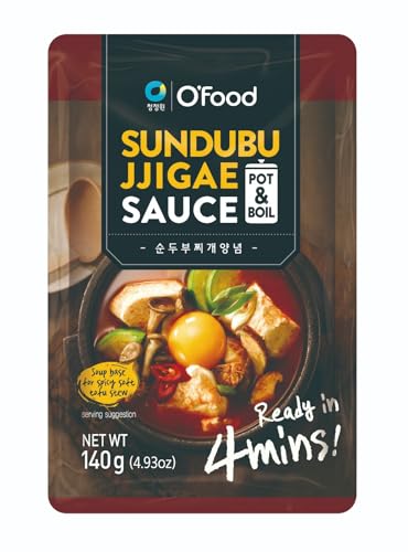 Chung Jung One O'Food Korean Sundubu Jjigae Sauce, Spicy Soft