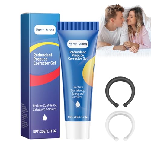 Phimose Salbe Männer Phimose Korrektur Gel mit Phimosis Stretching Rings Natürliche Kortisonsalbe Korrekturgel für Vorhautverengung Phimose Vorhautkorrektur Gel Schnelle Und Sanfte Wirksame Linderung