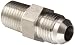 Eaton Weatherhead 5217X6 Stainless Steel SAE 37 Degree (JIC) Flare-Twin Fitting, Adapter, 1/4" NPT Male x 3/8" JIC Male