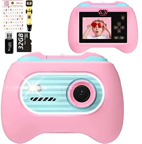 QOOKER Macchina Fotografica per Bambini 20MP