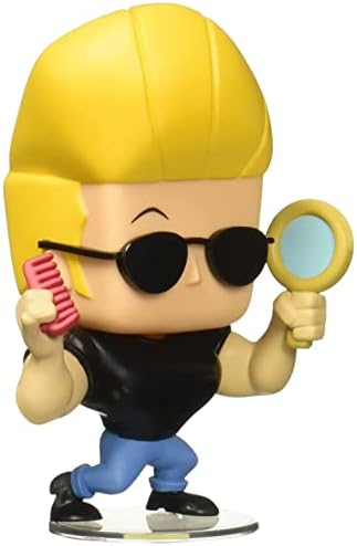 Funko 57789 POP Animation: Johnny Bravo- Johnny w/Mirror & Comb, Multicolor