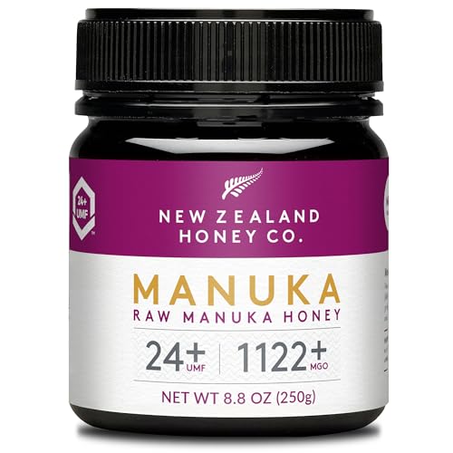 Miel de Manuka MGO 1122+ / UMF 24+ de New Zealand Honey Co. | Actif et brut | Fabriqué en Nouvelle-Zélande | 250g