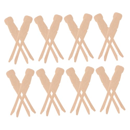Homoyoyo 100 Piezas Pinzas de Madera para Ropa Resistentes al Viento Clips para Colgar Prendas Cuerda de Tender Sujetadores Pequeños para Manualidades y Lavandería Casa